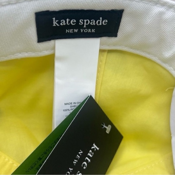 Kate Spade Lemon Print Hat - Yellow and Green - Picture 5 of 7